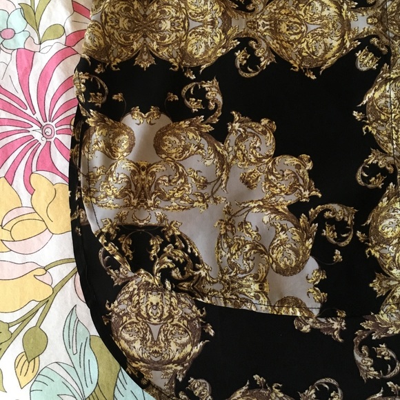Collared baroque-print tunic - Picture 3 of 4